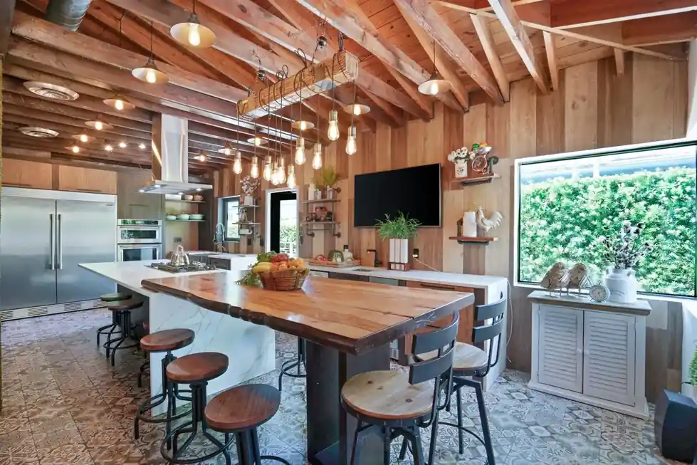 Casa Club open-concept kitchen with updated finishes